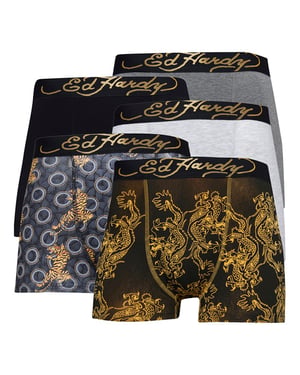 Paquete de 5 Calzoncillos de Algodón Transpirables para Hombre - Colección Carno