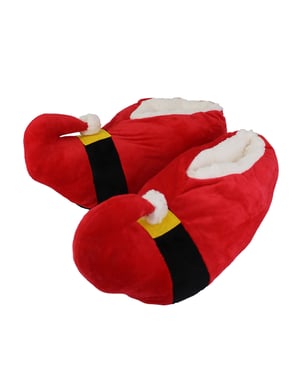 Pantuflas de Navidad Suave de Papá Noel Unisex