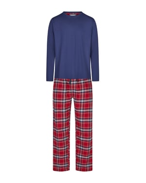 Phil & Co. Berlin Hombres Pijama Flanell