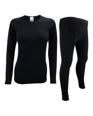 Camiseta Térmica de Manga Larga para Dama y Leggings Térmicos para Invierno
