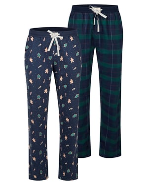 Happy Shorts Hombres Pantalones de pijama Christmas