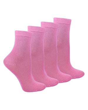 4 Pares de Calcetines Sensoriales de Algodón Orgánico para Niños - Calcetines Sin Costuras para Niños y Niñas