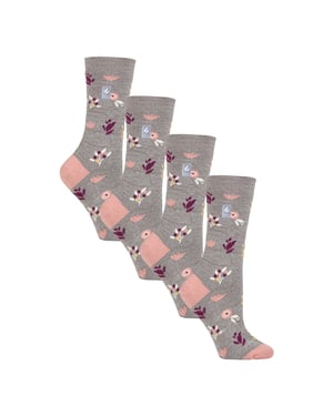 4 Pares de Calcetines Térmicos UltraLivianos para Damas