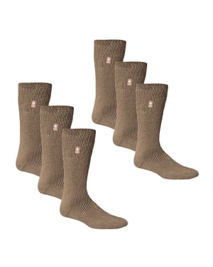 6 Pares de Calcetines Térmicos Originales Gruesos para Hombre para Climas Fríos