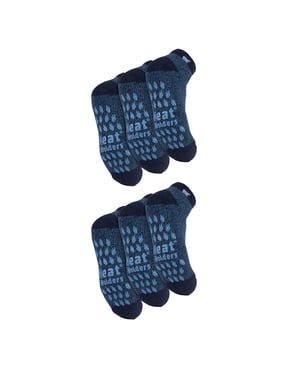 6 Pares de Calcetines Térmicos para Hombre de Tobillo Bajo Antideslizantes 2.3 TOG