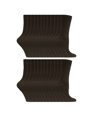 24 Pares de Calcetines de Vestir de Algodón Rico para Dama
