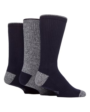 3 Pares de Calcetines Medios Repelentes al Agua para Hombre para Senderismo y Caminatas