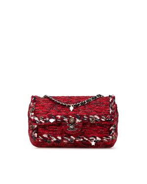 Bolso Tweed de Solapa Clásica