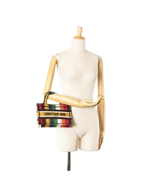 Dior Book Tote Rayas Multicolores