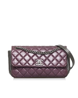 Bolso de Hombro de Cuero Acolchado