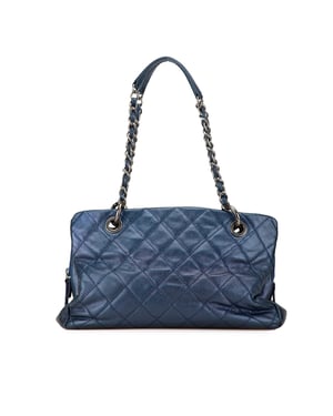 Bolso de cadena de cuero acolchado