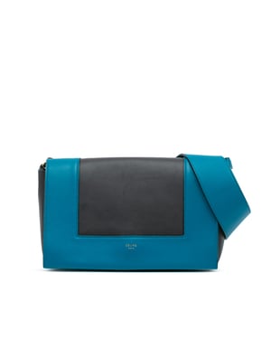 Bolso Ava Teal Cuero Negro