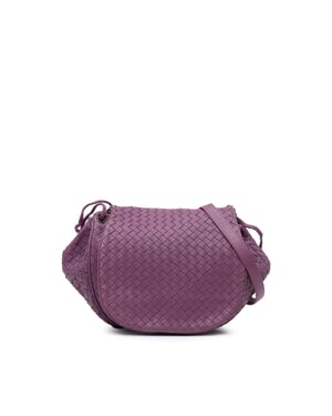 Bolso cruzado de cuero trenzado