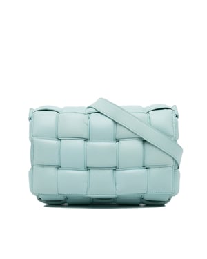 Bolso Cruzado de Paño Acolchado