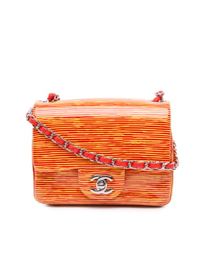 Mini bolso de cadena rectangular