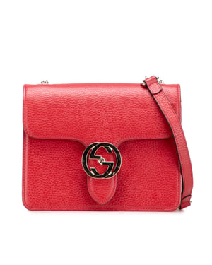 Bolso de hombro con G entrelazado