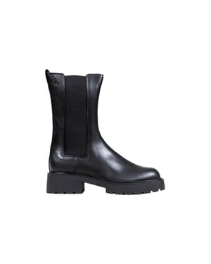 Botas Chelsea de Cuero con Suela Trabajada