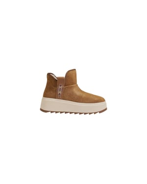 Moon Bootie Plataforma de Ante con Shearling