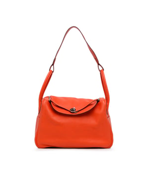 Bolso de hombro de cuero Lindy