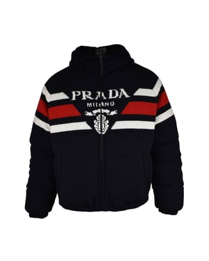 Prada Chaqueta de pluma Negro