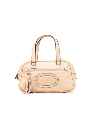 Bolso de Mano de Cuero