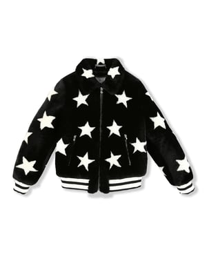 Leather Bomber Stars