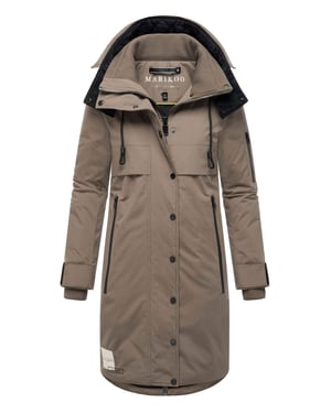 Abrigo de invierno Marikoo con capucha y cordón en la cintura – Anoukaa