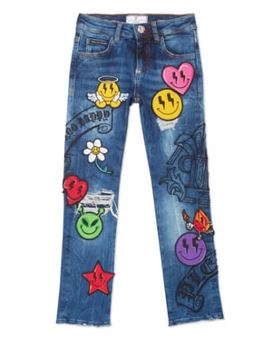 Pantalones Vaqueros Loose Fit Smile