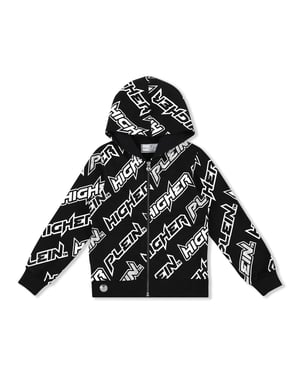 Hoodie Sweatjacket Space Plein