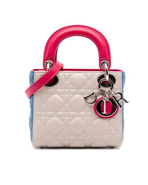 Bolso Lady Dior con asa superior acolchado