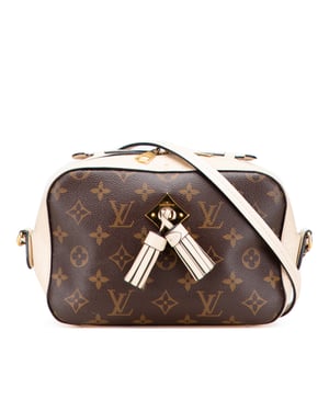 Bolso Cruzado Lockme de Cuero con Monograma