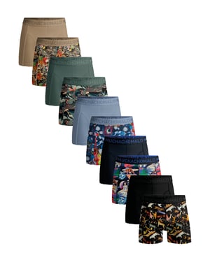 Muchachomalo Bóxers para Hombre - Pack de 10 - Ropa Interior para Hombres