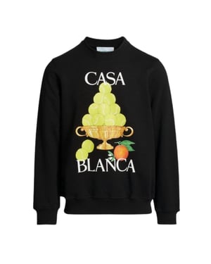 Sudadera Casablanca La Corbeille D'oranges Negra