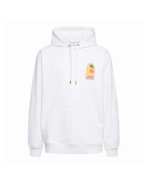 Sudadera Blanca Con Logotipo De Arco Degradado De Casablanca