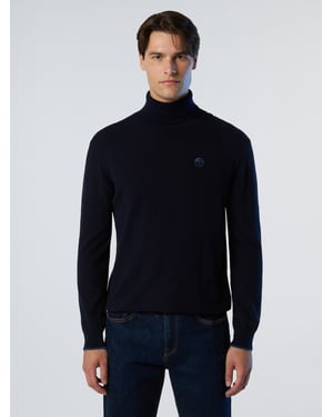 Suéter de mezcla de cashmere con cuello alto North Sails