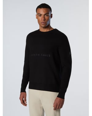Suéter North Sails de viscosa con lettering 3D
