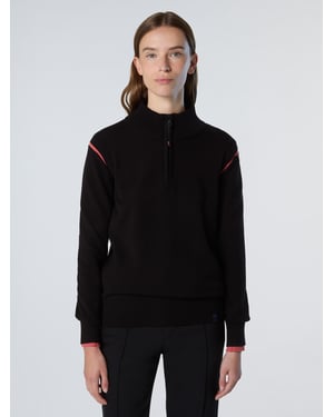 Suéter de viscosa con cuello alto North Sails