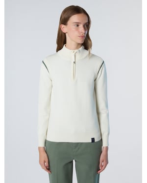 Jersey de viscosa con cuello alto North Sails