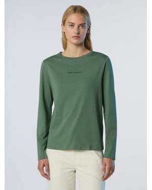 Camiseta de manga larga North Sails con logo elevado