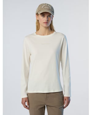 Camiseta de manga larga North Sails con logo en relieve