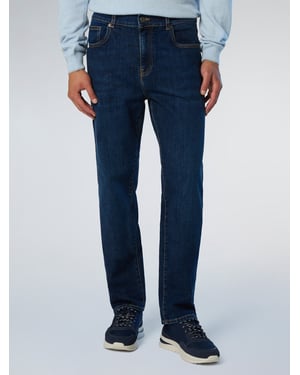 Jeans a rayas de denim reciclado North Sails