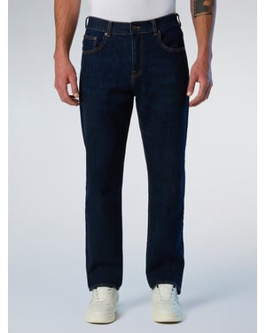 Jeans a rayas de denim reciclado North Sails