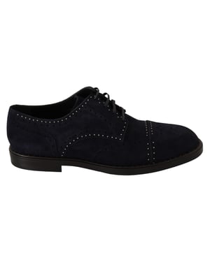 Zapatos Brogue Oxford de Cuero Suede
