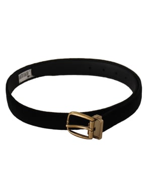 Cinturón de Terciopelo Negro Estilo