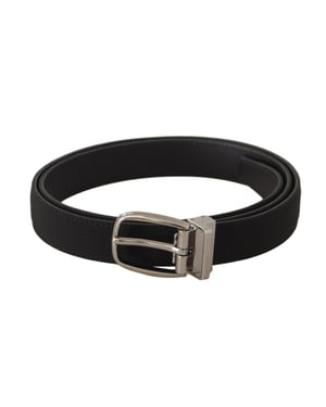 Cinturón de tela negra