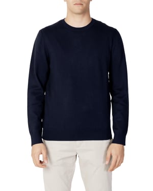 Suéter de cuello redondo de lana merino