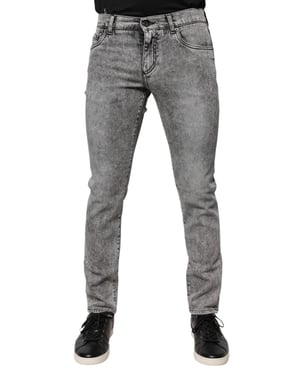 Jeans Ajustados con Lavado Ácido