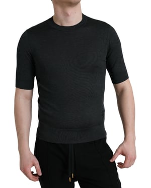 Camiseta de punto con cuello redondo Tsh84602