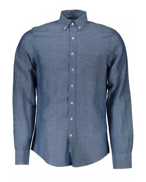 Camisa Oxford de Corte Clásico de Manga Larga
