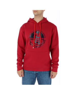 Sudadera con logo roja